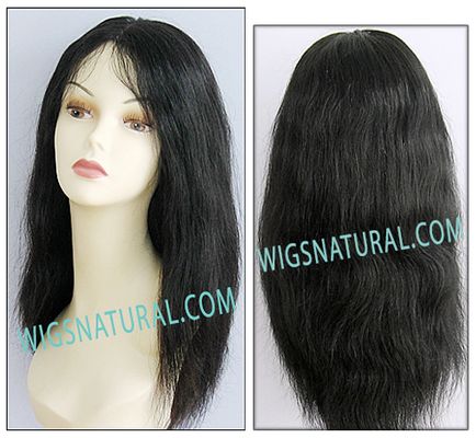Thin skin full lace wig, remy human hair, style WNTS-NS-1B-20, Custom
