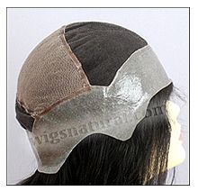 Thin skin full lace wig, remy human hair, style WNTS-NS-1B-20, Custom