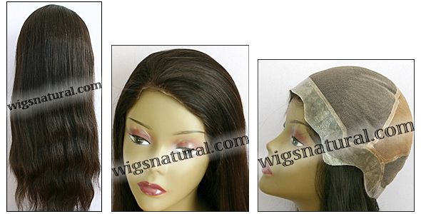 Thin skin full lace wig, remy human hair, style WNTS-NS-2-24, Custom