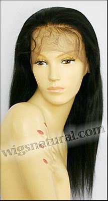 Thin skin full lace wig, remy human hair, style WNTS-SS-1B-22, Custom