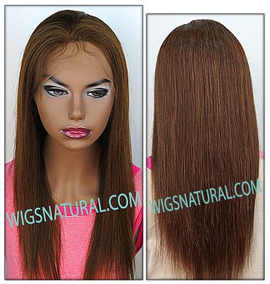 Thin skin full lace wig, remy human hair, style WNTS-SS-HL4x30-22, Custom