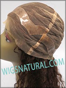 Thin skin full lace wig, remy human hair, style WNTS-TCurl-M2x4x6-18, Custom