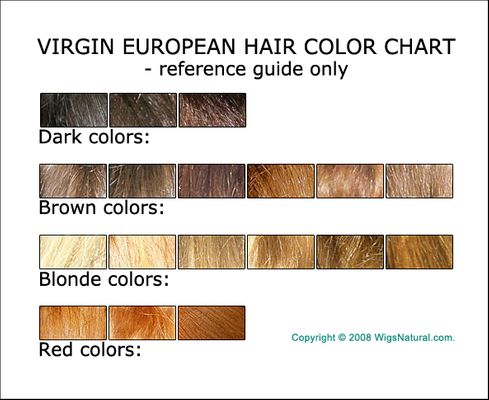 Virgin European Remy Hair Color Chart Virgin European Remy Hair Color Chart