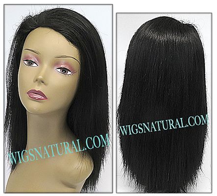 Yaki Straight Human Hair Wig MTH3020, Magic Touch Wig Collection, color shown #1