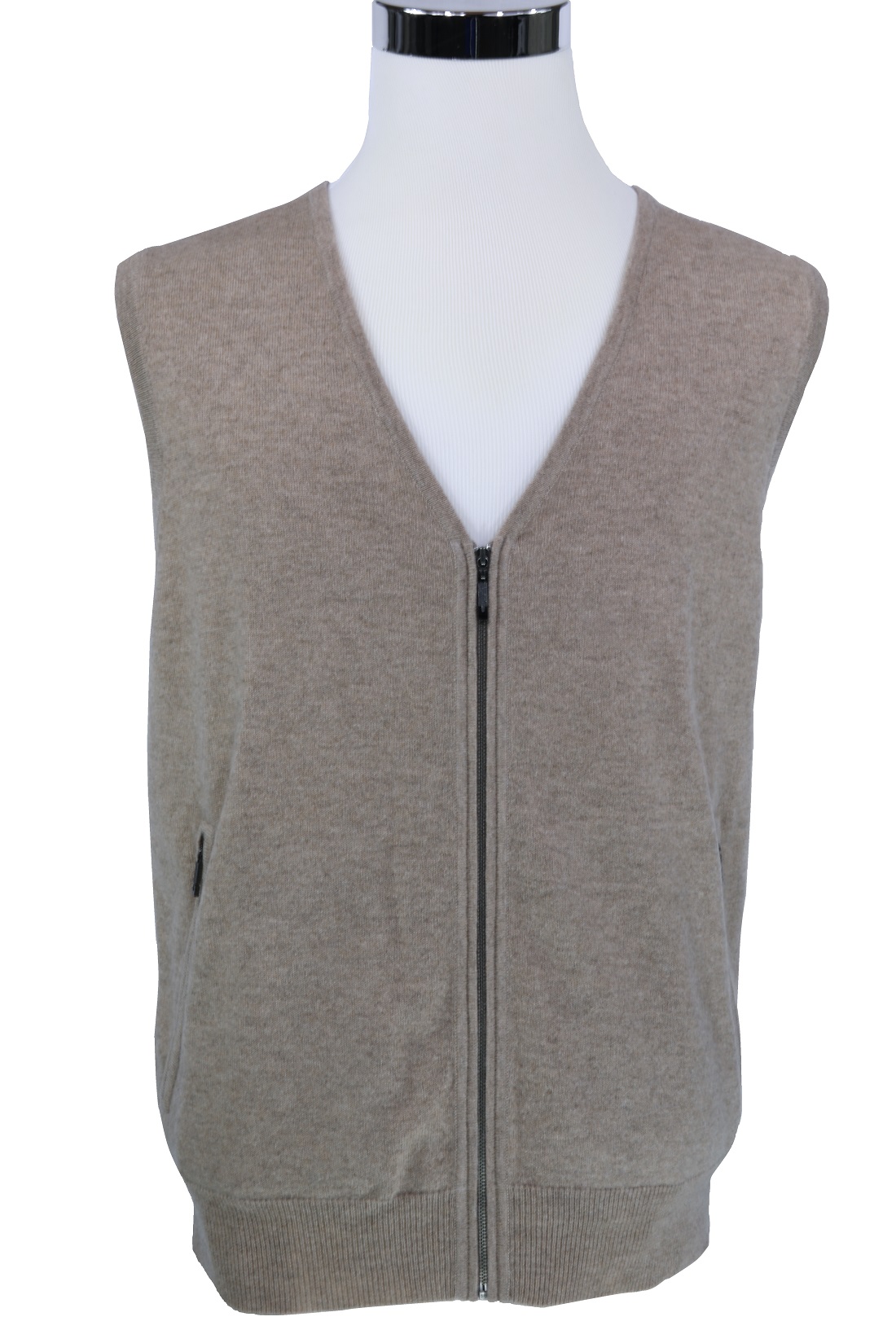 MAATEE&SONS Rever Cashmere Zip Up Vest 2