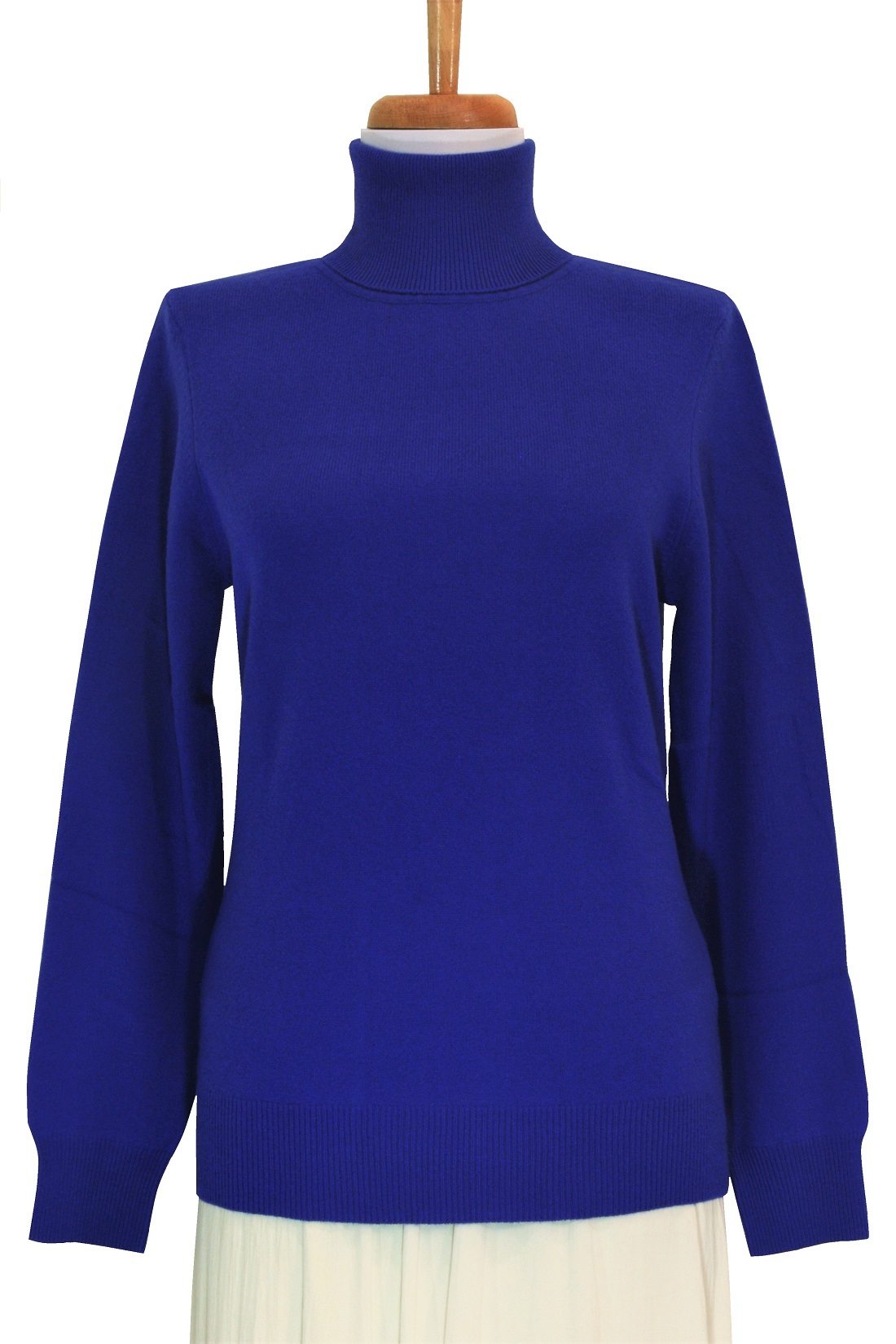 royal blue cashmere sweater womens