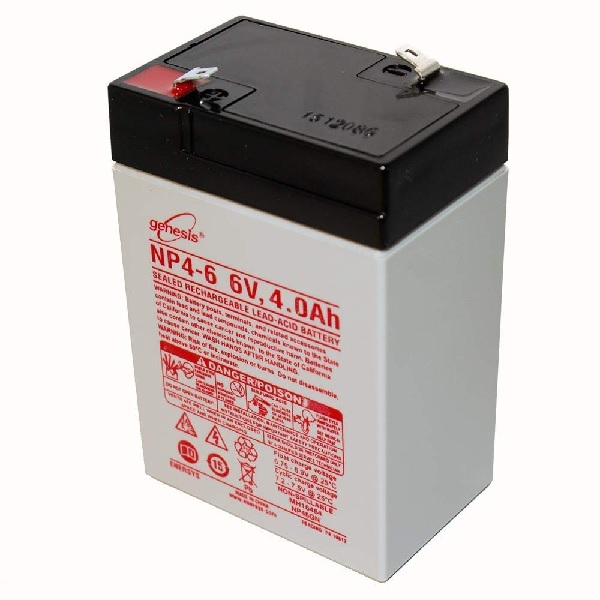 6 Volt 4AH Rechargeable Sealed Lead Acid SLA Battery 6 volt 4amp