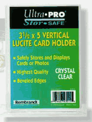 1/2 3 1/2x5 1/8 Vertical Lucite Card Holder