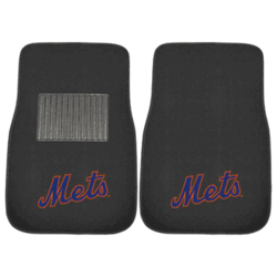 2-pc Embroidered Car Mat Set