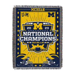 2023 FBC Visionary Michigan Woven Tapestry Throw Blanket 48x60 Inches