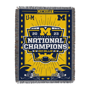2023 FBC Visionary Michigan Woven Tapestry Throw Blanket 48x60 Inches
