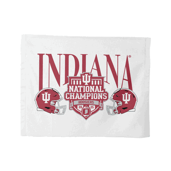 2025 NCAA Football Championship Indiana Hoosiers Clincher Rally Towel 15x18 inches