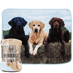 3 Friends Wilderness Raschel Throw Blanket 60x80Inches
