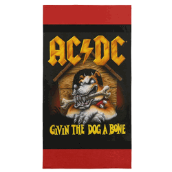 AC/DC Give Em A Bone Microfiber Beach Towel 30x60 inches