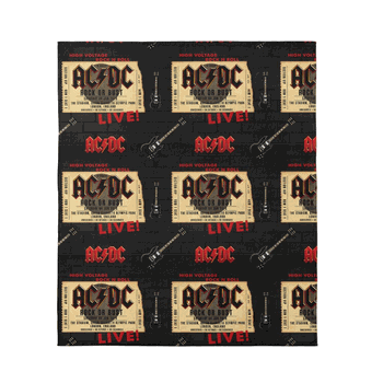 AC/DC Rock On Beach Towel for Two 60x70 inches