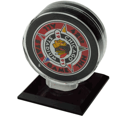 Acrylic Base Hockey Puck Holder