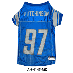 Adian Hutchinson Detroit Lions Pet Jersey Medium