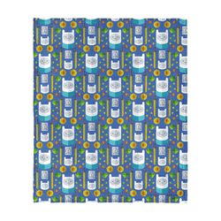 Adventure Time Finn Repeat Silk Touch Throw Blanket 50x60 inches