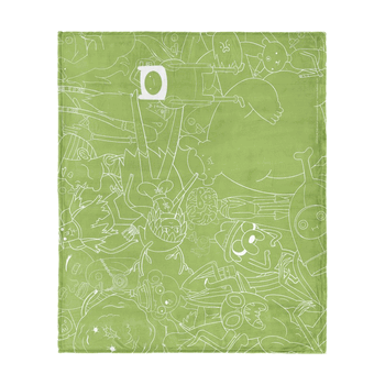 Adventure Time Friends All Over Silk Touch Throw Blanket 50x60 inches