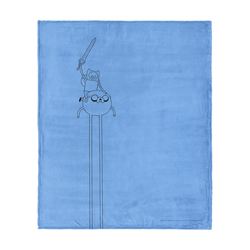 Adventure Time Jake Let's Ride Silk Touch Throw Blanket 50x60 inches