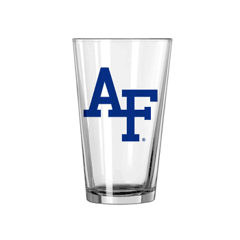 Air Force Falcons 16oz Letterman Pint Glass