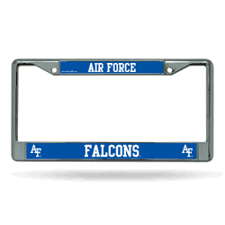 Air Force Falcons Standard 12" x 6" Chrome Frame With Decal Inserts