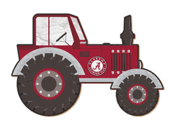 Alabama Crimson Tide 12" Tractor Cutout Sign