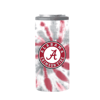 Alabama Crimson Tide 12oz Tie Dye Slim Can Coolie