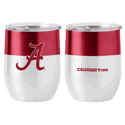 Alabama Crimson Tide 16oz Colorblock Stainless Curved Beverage