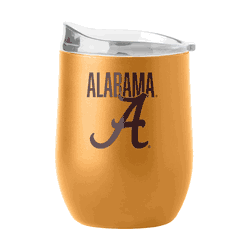 Alabama Crimson Tide 16oz Huddle Powder Coat Curved Beverage