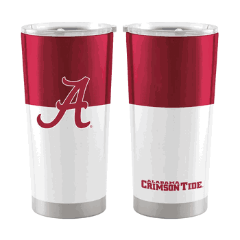 Alabama Crimson Tide 20oz Colorblock Stainless Tumbler
