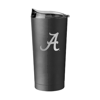Alabama Crimson Tide 20oz Etch Black Powder Coat Tumbler