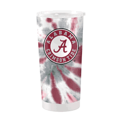 Alabama Crimson Tide 20oz Tie Dye Stainless Steel Tumbler