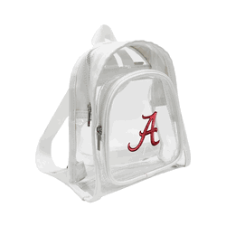 Alabama Crimson Tide 3D Logo Clear Mini Backpack