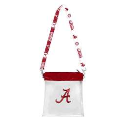 Alabama Crimson Tide 3D Logo Clear Satchelette