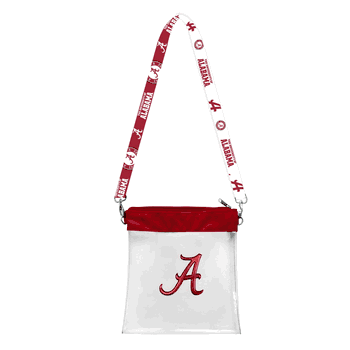 Alabama Crimson Tide 3D Logo Clear Satchelette