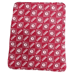 Alabama Crimson Tide 50x60 Repeating Pattern Fleece Throw