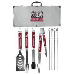 Alabama Crimson Tide 8 pc Logo BBQ Set