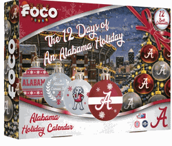 Alabama Crimson Tide Advent Calendar Ball Ornament