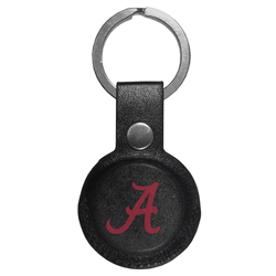 Alabama Crimson Tide AirTag Compatible Leather Key Chain