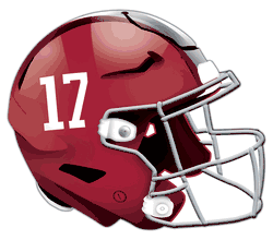 Alabama Crimson Tide Authentic Helmet Cutout 24"