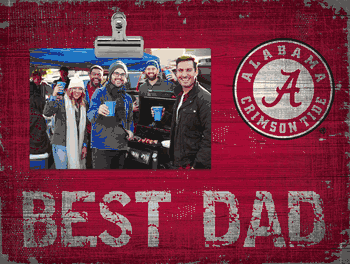 Alabama Crimson Tide Best Dad Clip Frame