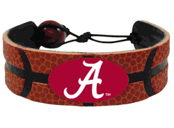 Alabama Crimson Tide Bracelet Classic Basketball A Logo Alternate