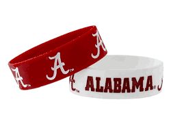 Alabama Crimson Tide Bracelets 2 Pack Wide