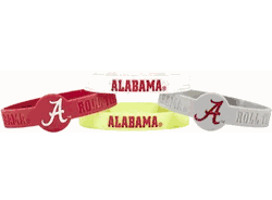 Alabama Crimson Tide Bracelets 4 Pack Silicone