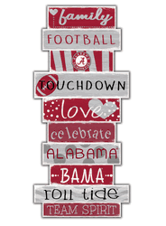 Alabama Crimson Tide Celebrations Stack 24" Sign