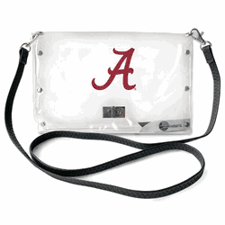 Alabama Crimson Tide Clear Envelope Purse STRAP