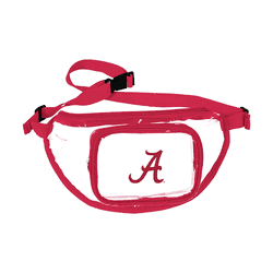 Alabama Crimson Tide Clear Fanny Pack