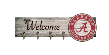 Alabama Crimson Tide Coat Hanger 6x24