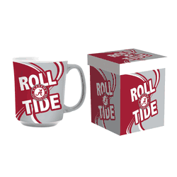 Alabama Crimson Tide Coffee Mug 14oz Ceramic with Matching Box